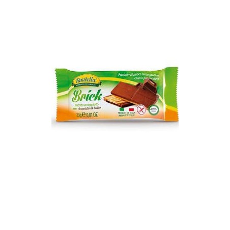 Bioalimenta Farabella Brick Biscotti Con Cioccolato Latte 23 G