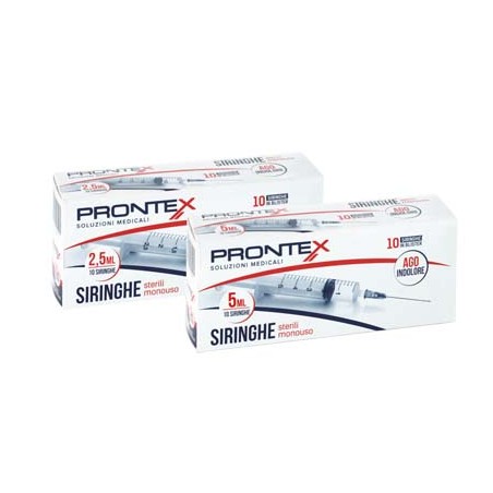 Safety Siringa Prontex 5 Ml Ago Ind 10 Pezzi