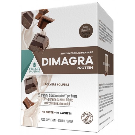 Promopharma Dimagra Protein Cioccolato 10 Buste