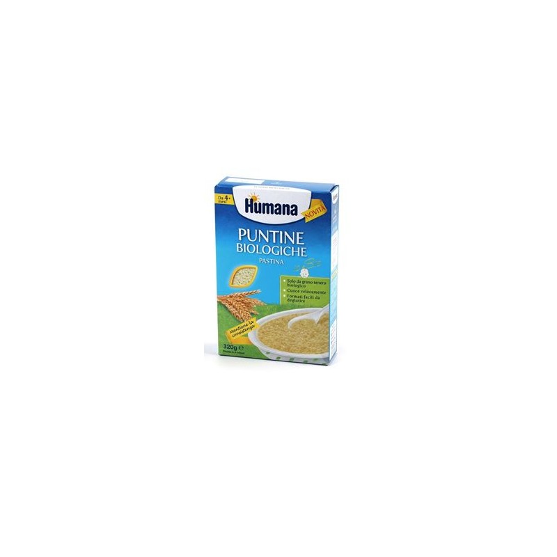 Humana Italia Humana Puntine Biologiche Pastina 320 G