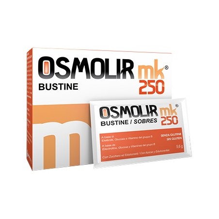 Osmolir Mk 250 Integratore per supporto idroelettrolitico e vitaminico 14 Bustine