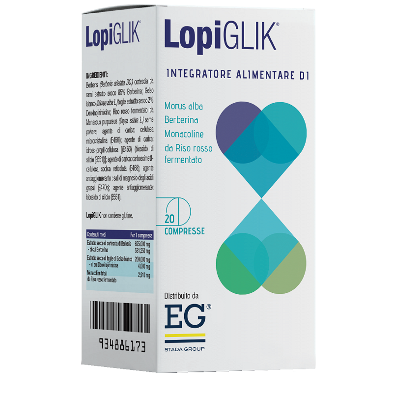 Farmaceutici Damor Lopiglik 20 Compresse 1,15 G