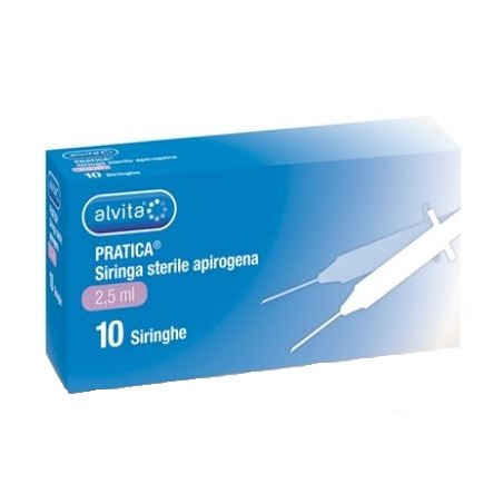 Alliance Healthcare It. Dis. Alvita Siringa 2,5 Ml 23 Gauge 10 Pezzi