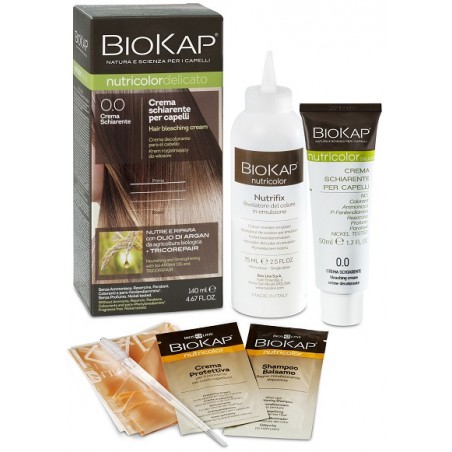 Bios Line Biokap Nutricolor 0,0 New Crema Schiarente Tinta Tubo + Flacone