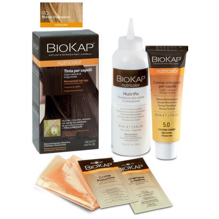 Bios Line Biokap Nutricolor 9,0 Biondo Chiarissimo Tinta Tubo + Flacone