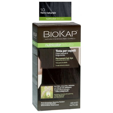 Bios Line Biokap Nutricolor Delicato 1,0 Nero Naturale Tinta Tubo + Flacone