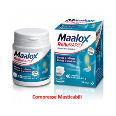 Opella Healthcare Italy Maalox Reflurapid 40 Compresse Masticabili