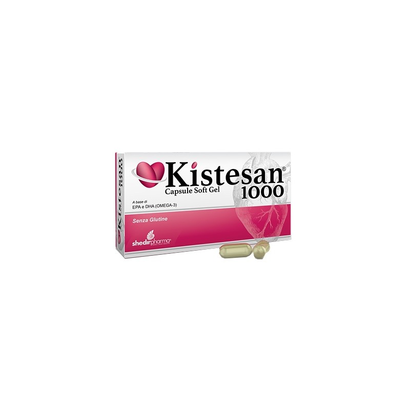 Kistesan 1000 Integratore per il supporto cardiaco e trigliceridi 20 capsule molli