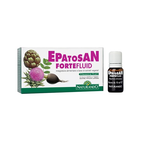 Naturando Epatosan Forte Fluid 10 Flaconcini Da 10 Ml