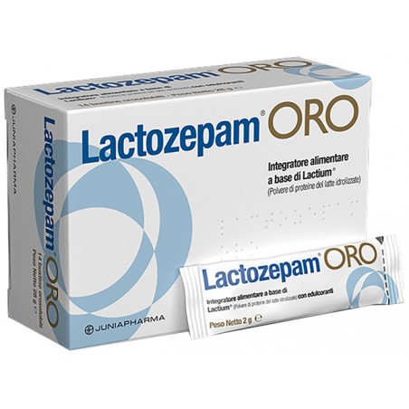 Junia Pharma Lactozepam Oro Granulato Orosolibile A Base Di Lactium 14 Bustine Da 2 G