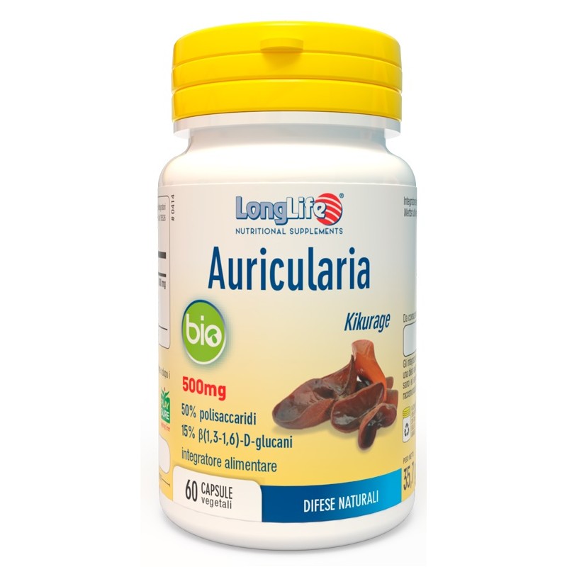 Longlife Auricularia Bio 60 Capsule