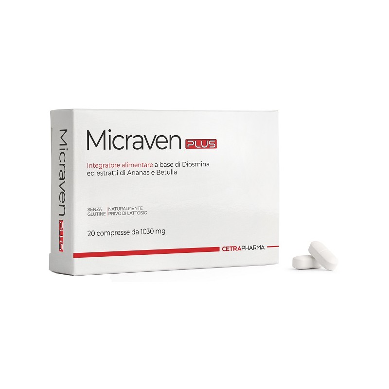 Cetra Pharma Micraven Plus 20 Compresse Da 1030 Mg