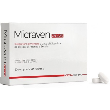 Cetra Pharma Micraven Plus 20 Compresse Da 1030 Mg