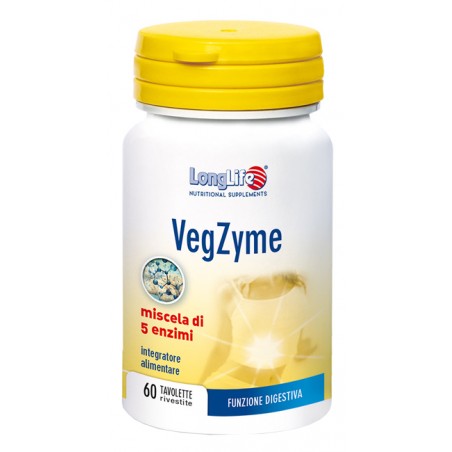 Longlife Vegzyme 60 Tavolette