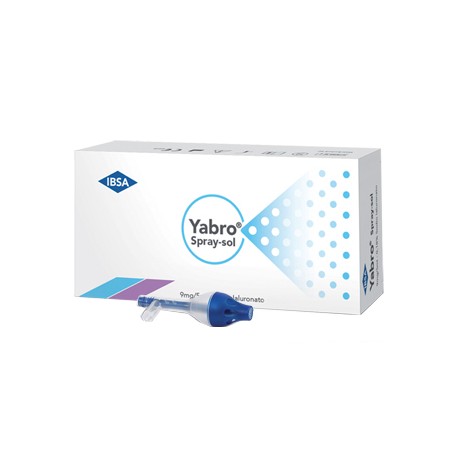 Ibsa Farmaceutici Italia Yabro Spray-sol 10 Fiale 5 Ml Sodio Ialuronato 0,18%