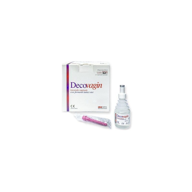 I. P. Farma Decovagin 5 Flaconi Da 100 Ml + 5 Cannule Monouso