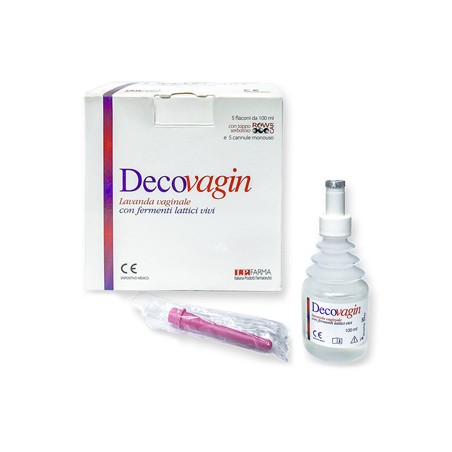 I. P. Farma Decovagin 5 Flaconi Da 100 Ml + 5 Cannule Monouso