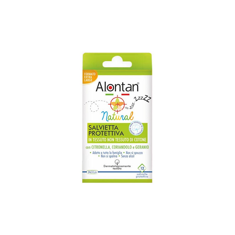 Pietrasanta Pharma Alontan Natural Salvietta Monouso 12 Pezzi