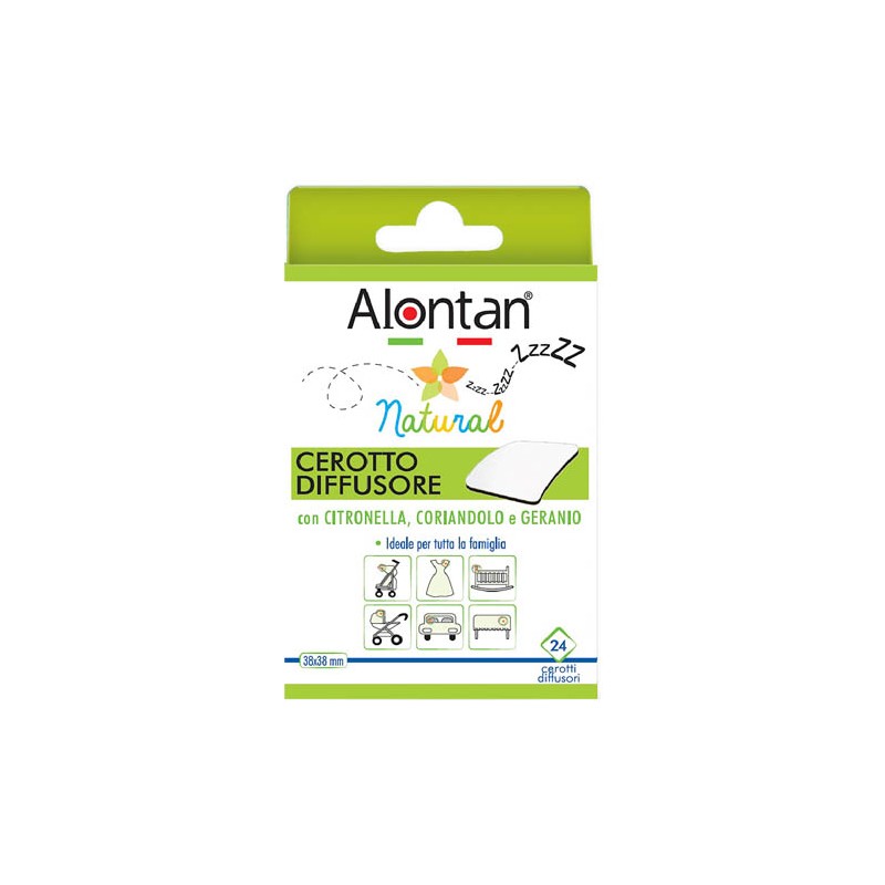 Pietrasanta Pharma Alontan Natural Cerotto Antizanzara Adesivo 21 Pezzi