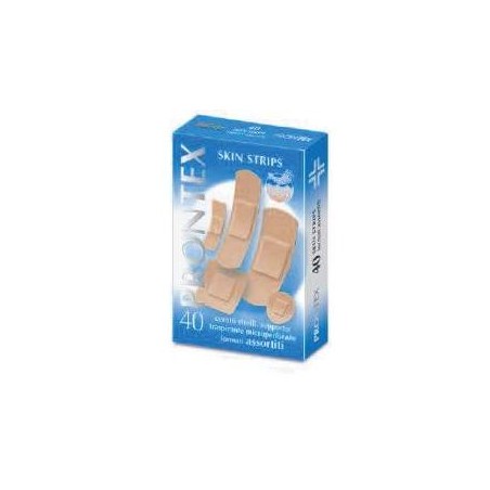 Safety Cerotto Prontex Skin Strips 6 Formati Assortiti Astuccio 40 Pezzi