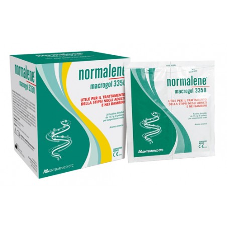 Montefarmaco Otc Normalene Macrogol 3350 20 Bustine Da 13,3 G