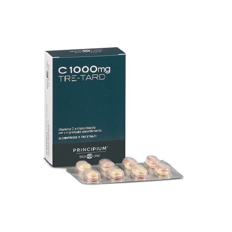 Bios Line Principium C 1000 Mg Tre-tard 24 Compresse A Tre Strati