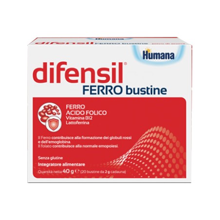 Humana Italia Difensil Ferro Bustine 20 Bustine 2 G