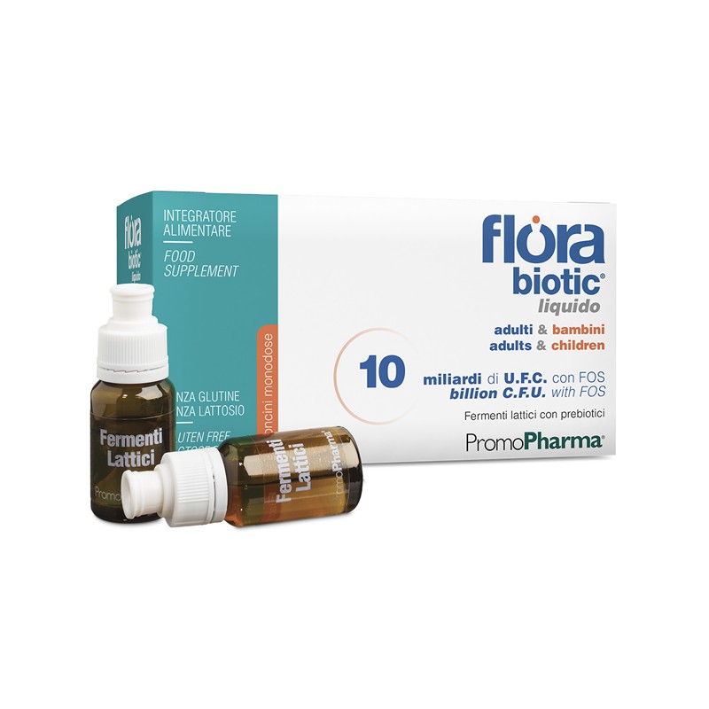 Promopharma Flora Liquido Adulti & Bambini 10 Flaconcini X 10 Ml