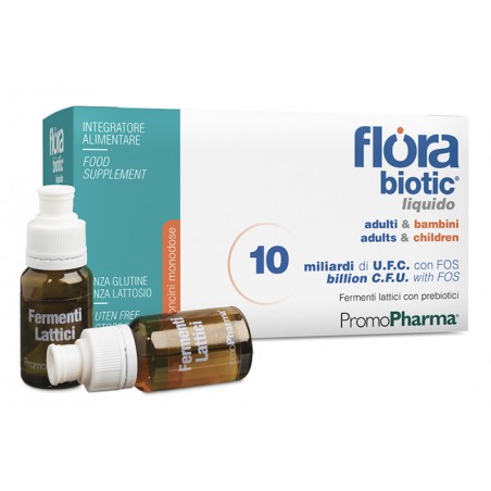 Promopharma Flora Liquido Adulti & Bambini 10 Flaconcini X 10 Ml