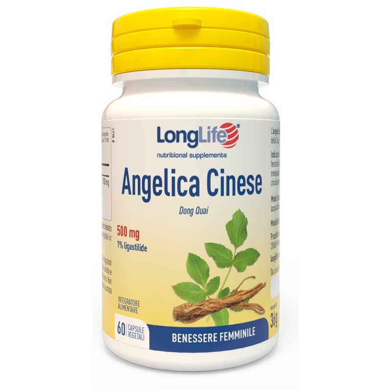 Longlife Angelica Cinese 60 Capsule Vegetali