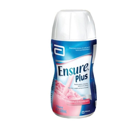 Abbott Ensure Plus Fragola 4 Bottigle Da 200 Ml