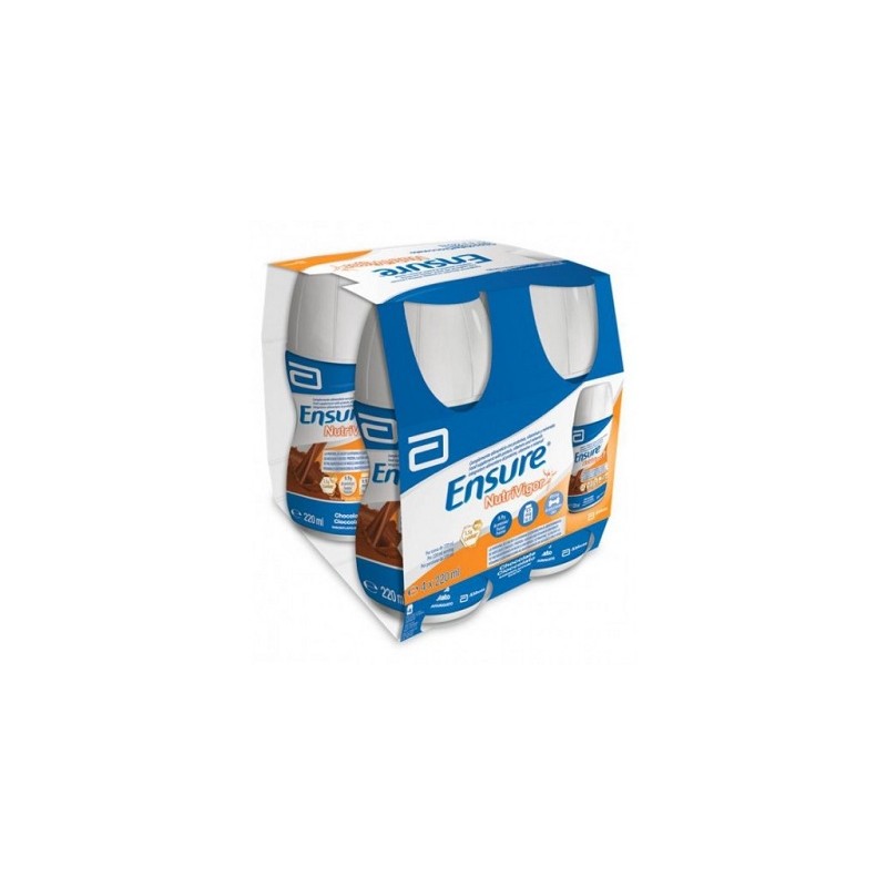 Abbott Ensure Nutrivigor Cioccolato 4 Bottiglie Da 220 Ml