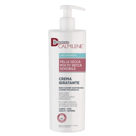 Pasquali Dermovitamina Calmilene Crema Idratante Per Pelle Secca, Molto Secca O Sensibile 500 Ml