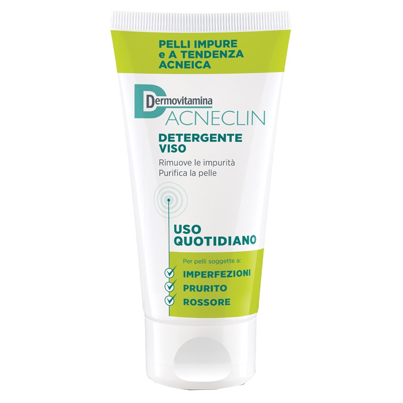 Pasquali Dermovitamina Acneclin Detergente Viso Uso Quotidiano 200 Ml