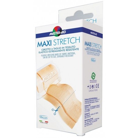 Pietrasanta Pharma Master-aid Stretch Cerotto A Taglio In Tessuto Elastico Resistente 50 X 6 Cm