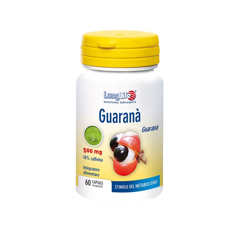 Longlife Guarana' 60 Capsule Vegetali