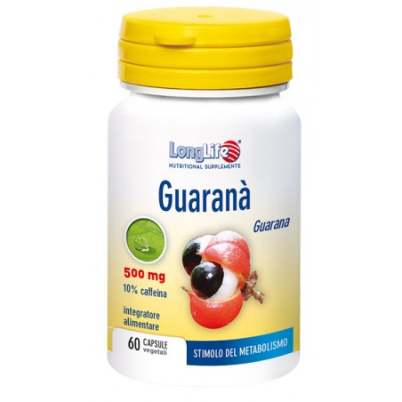 Longlife Guarana' 60 Capsule Vegetali