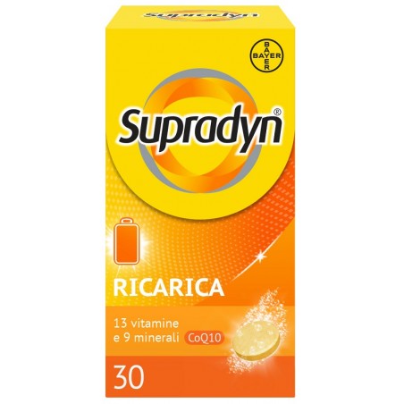 Bayer Supradyn Ricarica per l'energia - 30 Compresse Effeverscenti