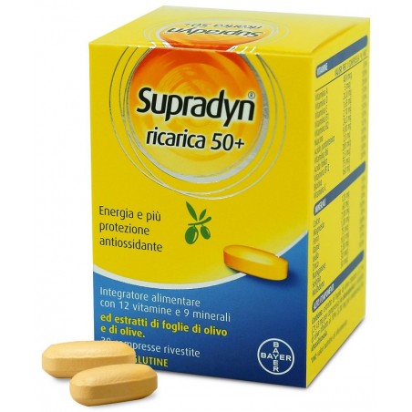 Bayer Supradyn Ricarica 50+ rivitalizzante - 30 Compresse Rivestite