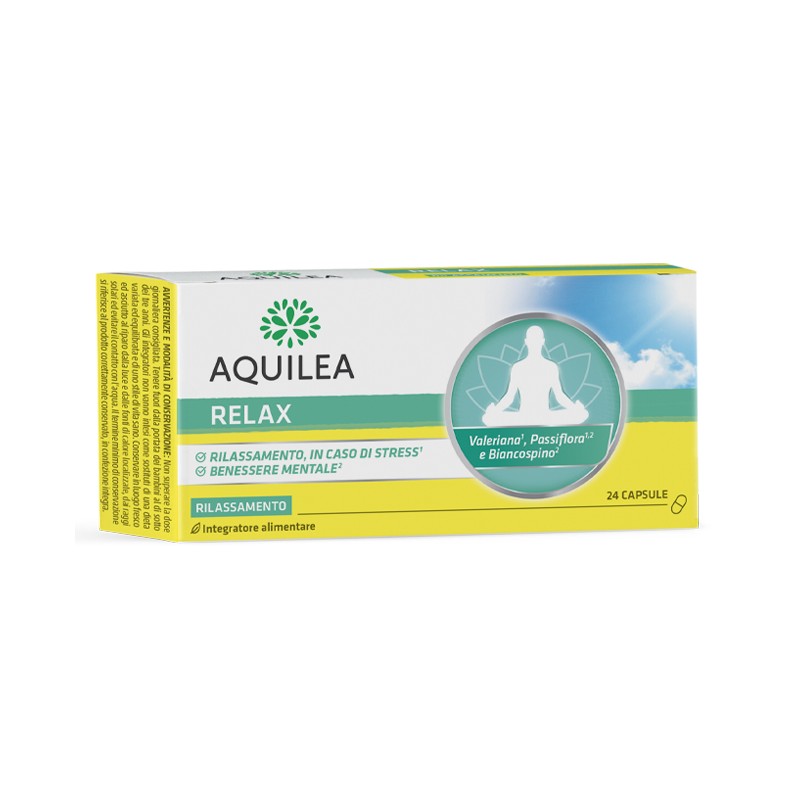 Uriach Italy Aquilea Relax 24 Capsule Vegane