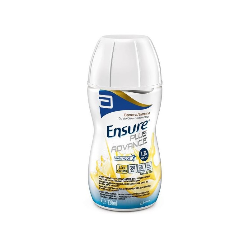 Abbott Ensure Plus Advance Banana 4 Bottiglie Da 220 Ml