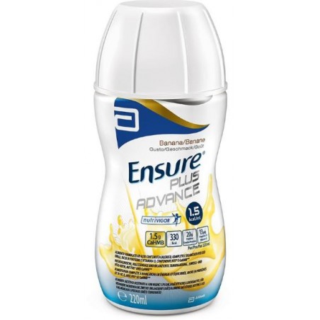 Abbott Ensure Plus Advance Banana 4 Bottiglie Da 220 Ml