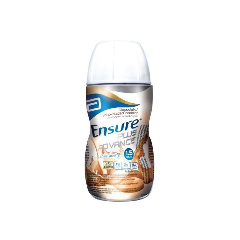 Abbott Ensure Plus Advance Cioccolato 4 Bottiglie Da 220 Ml