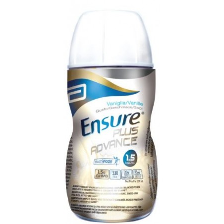 Abbott Ensure Plus Advance Vaniglia 4 Bottiglie Da 220 Ml