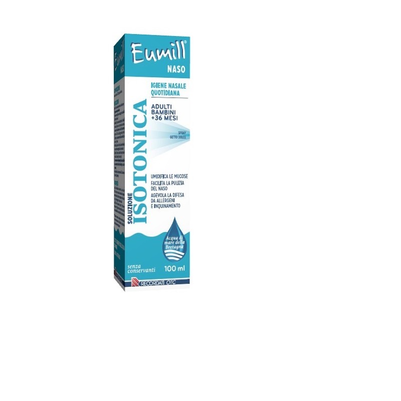 Recordati Eumill Naso Spray Soluzione Isotonica 100 Ml