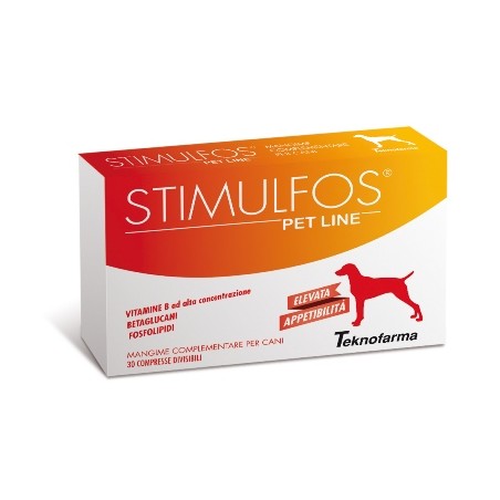 Teknofarma Stimulfos Pet Line Cane Mangime Complementare Scatola 30 Compresse