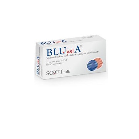 Fidia Farmaceutici Blu Yal A Monodose Gocce Oculari 15 Flaconcini 0,35 Ml