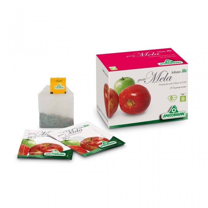 Specchiasol Infuso Bio Frutta Mela 20 Filtri