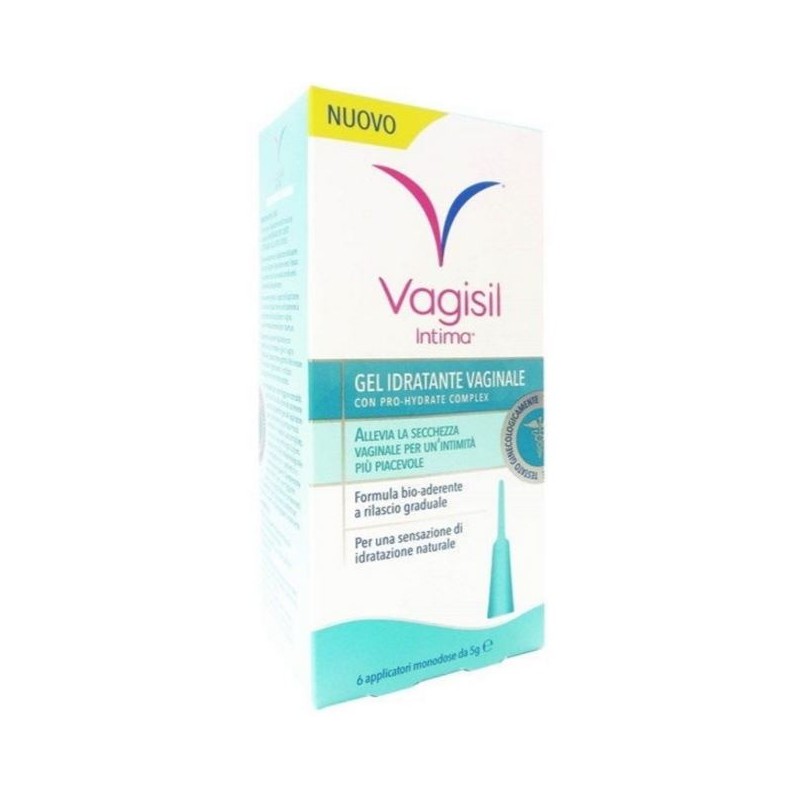 Combe Italia Vagisil Intima Gel Idratante Vaginale 6 Applicazioni Monodose 5 G