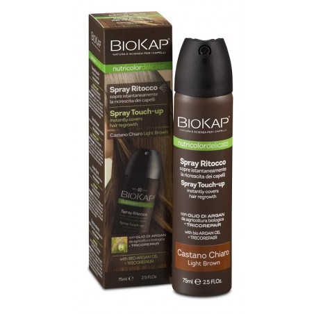 Bios Line Biokap Nutricdel Spray Ritocco Castano Chiaro 75 Ml